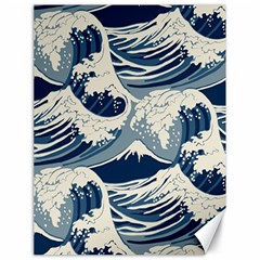 Japanese Wave Pattern Canvas 18  X 24  by Wav3s