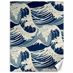 Japanese Wave Pattern Canvas 36  X 48  by Wav3s