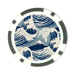 Japanese Wave Pattern Poker Chip Card Guard (10 Pack) by Wav3s