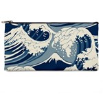 Japanese Wave Pattern Pencil Case Front