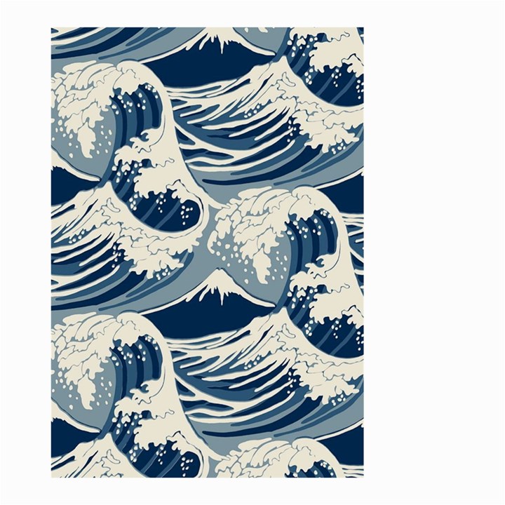 Japanese Wave Pattern Small Garden Flag (Two Sides)