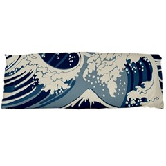 Japanese Wave Pattern Body Pillow Case Dakimakura (two Sides) by Wav3s