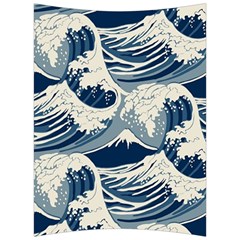 Japanese Wave Pattern Back Support Cushion by Wav3s