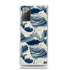 Japanese Wave Pattern Samsung Galaxy Note 20 Tpu Uv Case by Wav3s