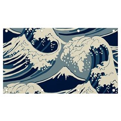 Japanese Wave Pattern Banner And Sign 7  X 4  by Wav3s