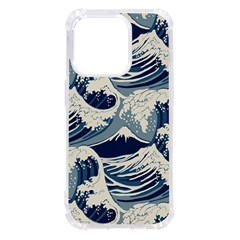 Japanese Wave Pattern Iphone 14 Pro Tpu Uv Print Case by Wav3s