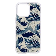 Japanese Wave Pattern Iphone 14 Pro Max Tpu Uv Print Case by Wav3s