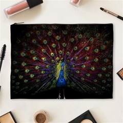 Peacock Feathers Cosmetic Bag (xl) by Wav3s