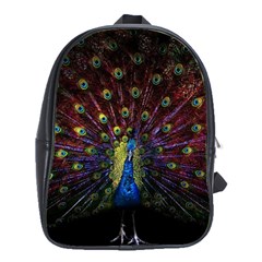 Peacock Feathers School Bag (large) by Wav3s