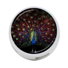 Peacock Feathers 4-port Usb Hub (one Side) by Wav3s