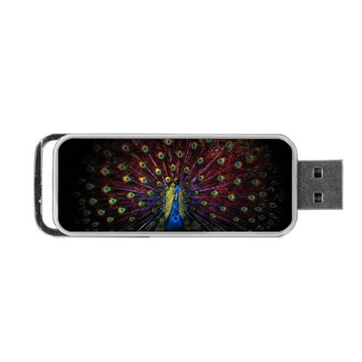 Peacock Feathers Portable USB Flash (Two Sides)