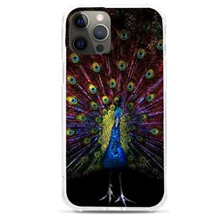 Peacock Feathers Iphone 12 Pro Max Tpu Uv Print Case by Wav3s