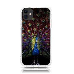 Peacock Feathers Iphone 11 Tpu Uv Print Case by Wav3s