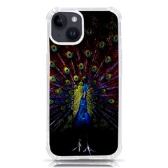 Peacock Feathers Iphone 14 Tpu Uv Print Case