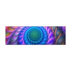 Peacock Feather Fractal Sticker Bumper (100 Pack) by Wav3s