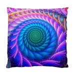 Peacock Feather Fractal Standard Cushion Case (One Side) Front