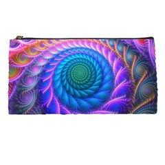 Peacock Feather Fractal Pencil Case by Wav3s