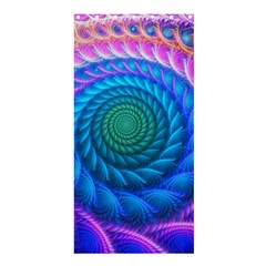 Peacock Feather Fractal Shower Curtain 36  X 72  (stall)  by Wav3s