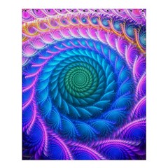 Peacock Feather Fractal Shower Curtain 60  X 72  (medium)  by Wav3s