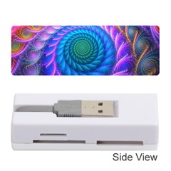 Peacock Feather Fractal Memory Card Reader (stick) by Wav3s