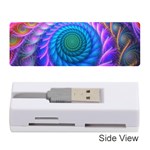 Peacock Feather Fractal Memory Card Reader (Stick) Front