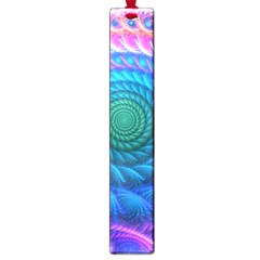 Peacock Feather Fractal Large Book Marks by Wav3s