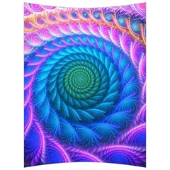 Peacock Feather Fractal Back Support Cushion by Wav3s