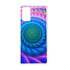 Peacock Feather Fractal Samsung Galaxy Note 20 Tpu Uv Case by Wav3s