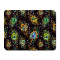 Pattern Feather Peacock Small Mousepad by Wav3s