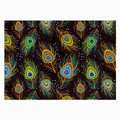 Pattern Feather Peacock Large Glasses Cloth by Wav3s