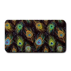 Pattern Feather Peacock Medium Bar Mat by Wav3s