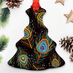 Pattern Feather Peacock Ornament (christmas Tree) 