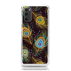 Pattern Feather Peacock Samsung Galaxy S20 6 2 Inch Tpu Uv Case by Wav3s