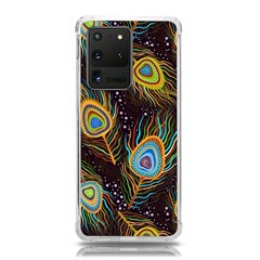 Pattern Feather Peacock Samsung Galaxy S20 Ultra 6 9 Inch Tpu Uv Case by Wav3s