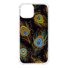 Pattern Feather Peacock Iphone 14 Tpu Uv Print Case by Wav3s