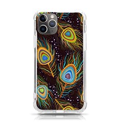 Pattern Feather Peacock Iphone 11 Pro 5 8 Inch Tpu Uv Print Case by Wav3s