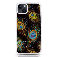 Pattern Feather Peacock Iphone 14 Plus Tpu Uv Print Case by Wav3s