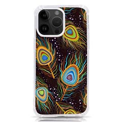 Pattern Feather Peacock Iphone 14 Pro Max Tpu Uv Print Case by Wav3s