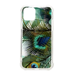 Peacock Feathers Blue Green Texture Iphone 11 Pro 5 8 Inch Tpu Uv Print Case by Wav3s