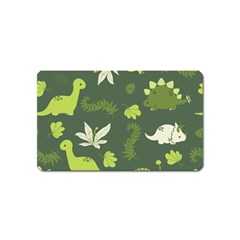 Cute Dinosaur Pattern Magnet (name Card) by Wav3s