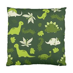 Cute Dinosaur Pattern Standard Cushion Case (one Side) by Wav3s