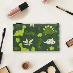 Cute Dinosaur Pattern Cosmetic Bag (small) by Wav3s