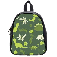 Cute Dinosaur Pattern School Bag (small) by Wav3s