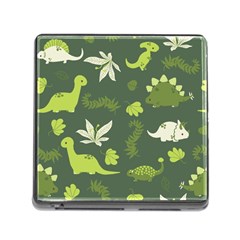 Cute Dinosaur Pattern Memory Card Reader (square 5 Slot) by Wav3s