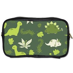 Cute Dinosaur Pattern Toiletries Bag (one Side) by Wav3s