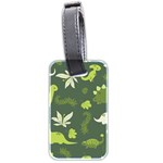 Cute Dinosaur Pattern Luggage Tag (two sides) Front