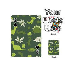 Cute Dinosaur Pattern Playing Cards 54 Designs (mini)