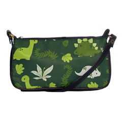 Cute Dinosaur Pattern Shoulder Clutch Bag by Wav3s