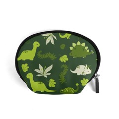 Cute Dinosaur Pattern Accessory Pouch (small) by Wav3s