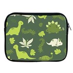 Cute Dinosaur Pattern Apple iPad 2/3/4 Zipper Cases Front